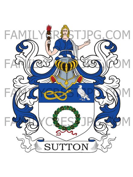Sutton Family Crest