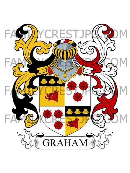 Graham Family Crest - Orchill, co. Perth, Scotland