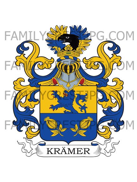 Kramer Family Crest - von Kraemer 1818