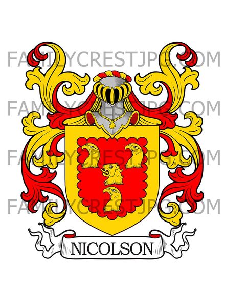 Nicolson Family Crest