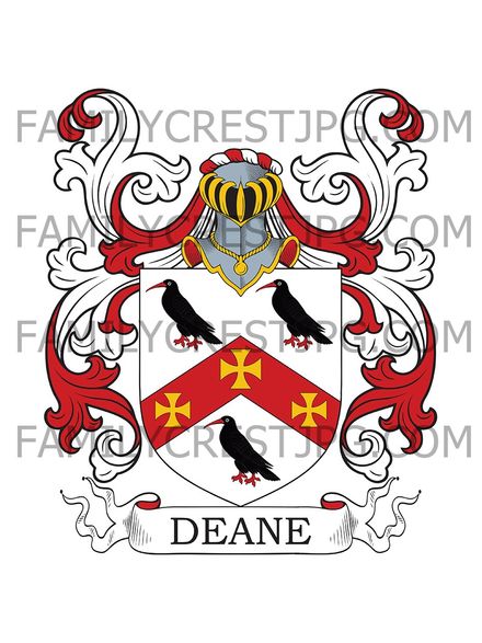 Deane Family Crest - Cromlin, Dublin, Ireland