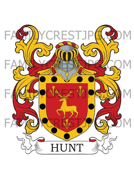 Hunt Family Crest