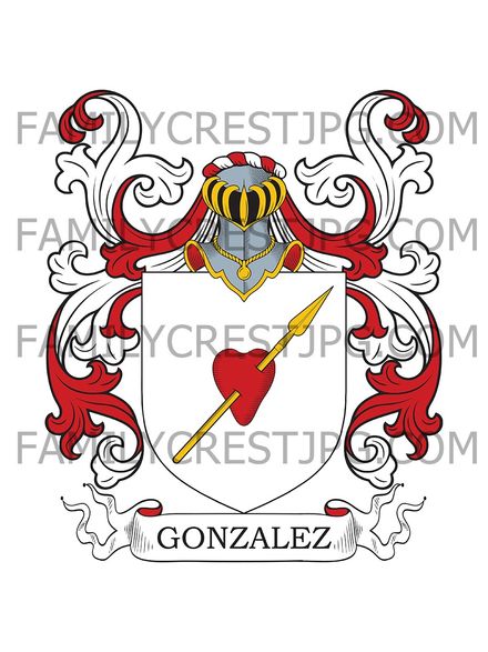 Gonzalez Family Crest