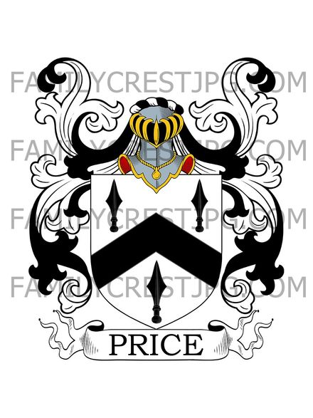 Price Family Crest - Wales