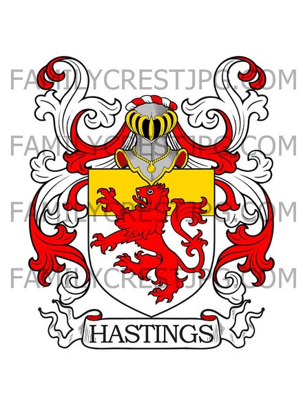 Hastings Family Crest