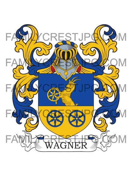 Wagner Family Crest - 1614