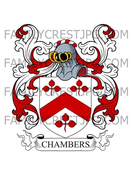 Chambers Family Crest - London, England