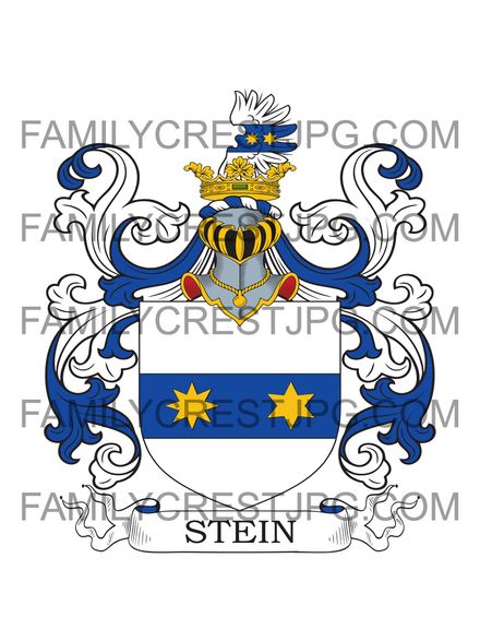 Stein Family Crest - von Lindow 1498
