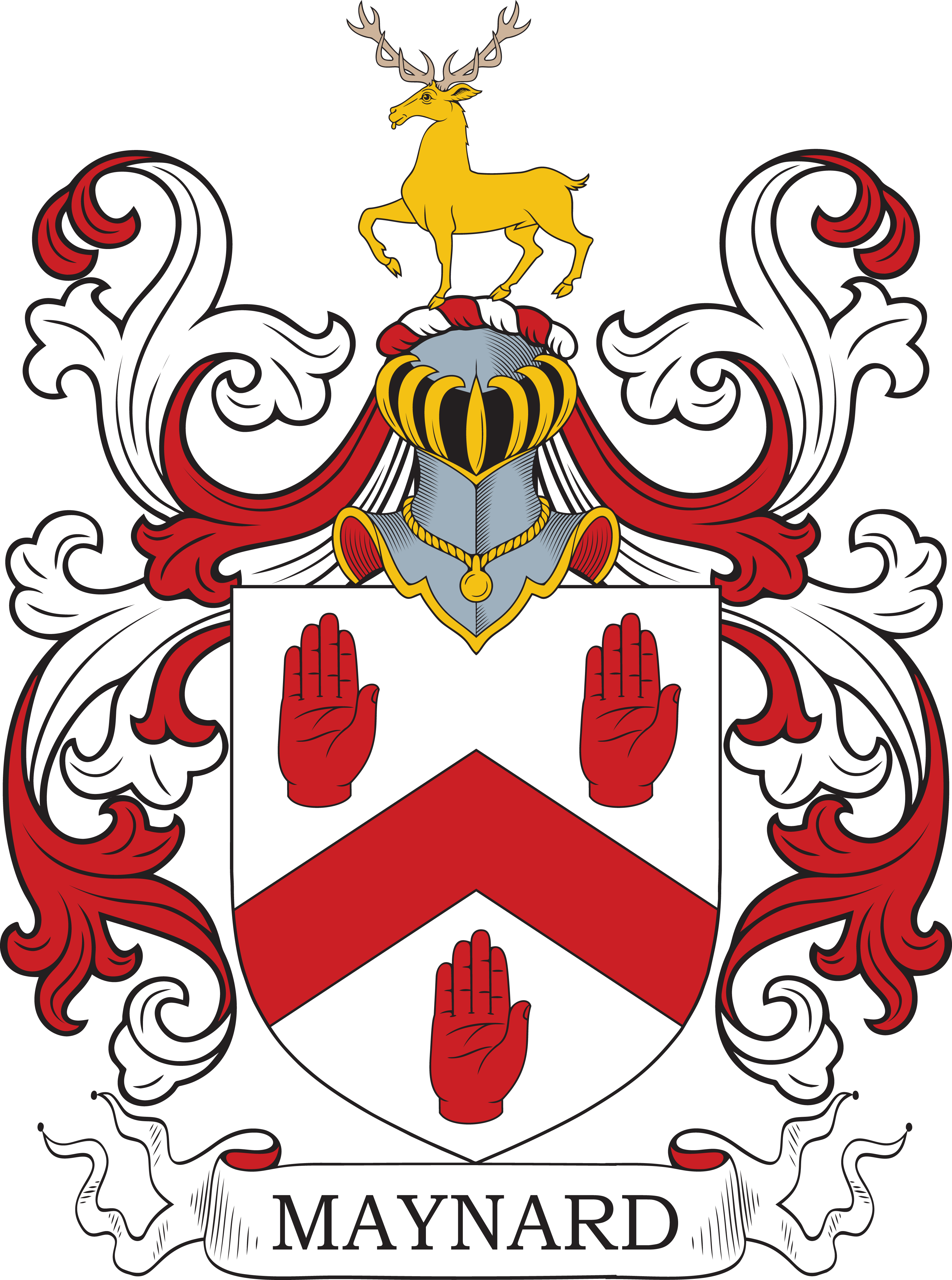 Maynard Family Crests, Coat of Arms, History