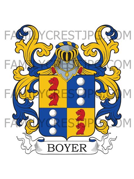Boyer Family Crest