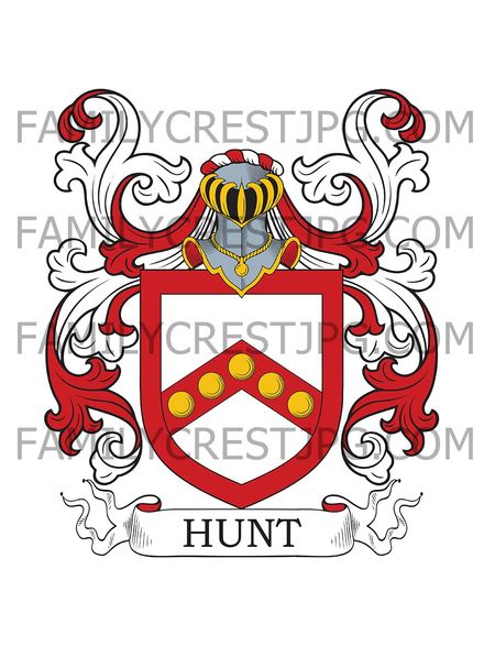Hunt Family Crest