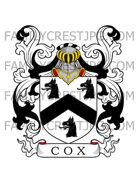 Cox Family Crest