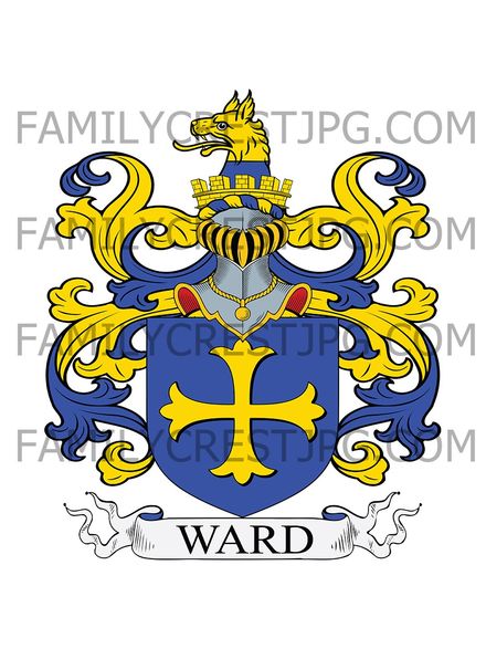 Ward Family Crest -  London, England