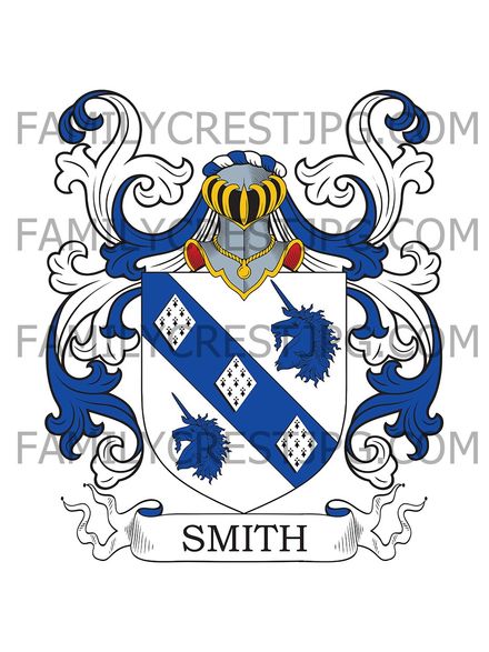 Smith Family Crest - Milford House, co. Tipperary, Ireland