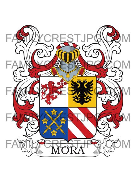 Mora Family Crest - Venice, Italy