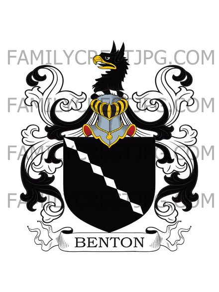 Benton Family Crest