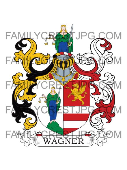 Wagner Family Crest - 1614
