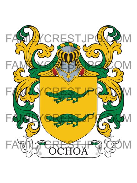 Ochoa Family Crest