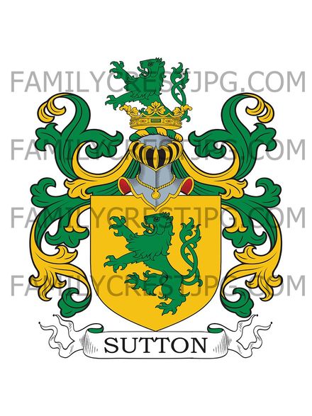 Sutton Family Crest