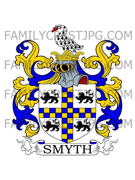Smyth Family Crest - Southampton, England