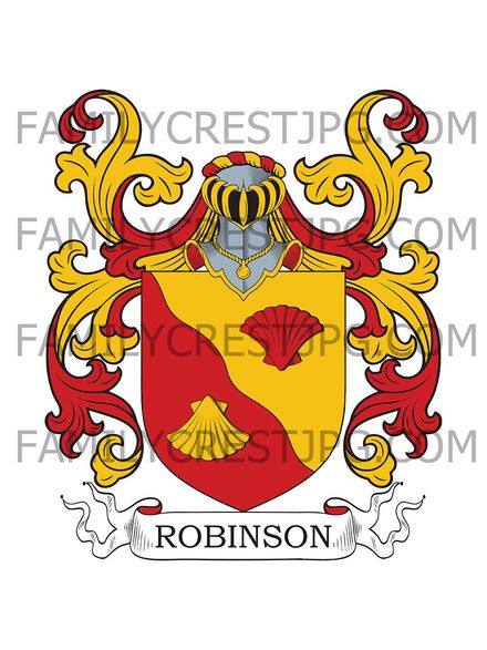 Robinson Family Crest - Stafford, England
