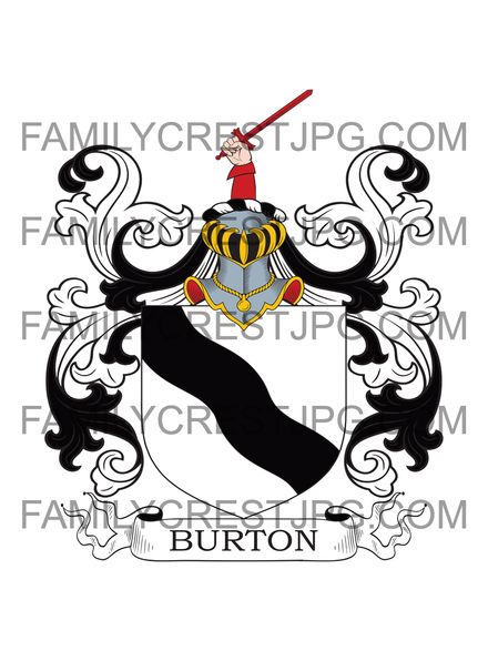 Burton Family Crest