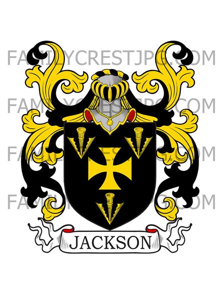 Jackson Family Crest - Nottingham, England