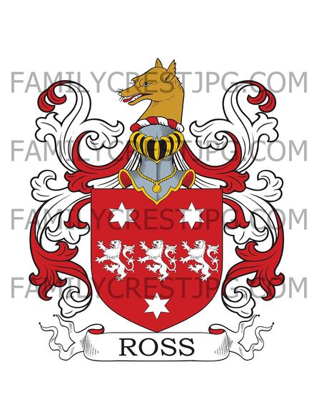 Ross Family Crest - Balkaill, Scotland