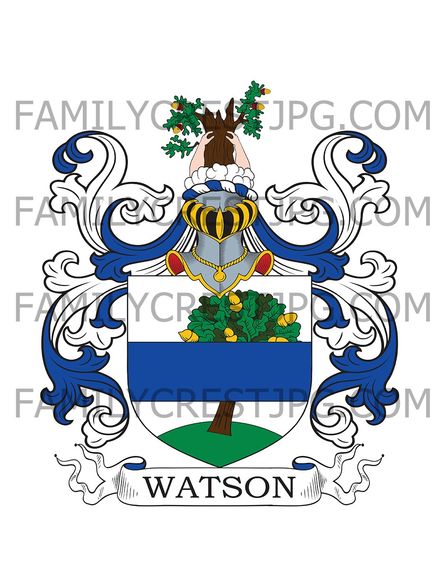 Watson Family Crest - Hardendale, co. Westmorland, England