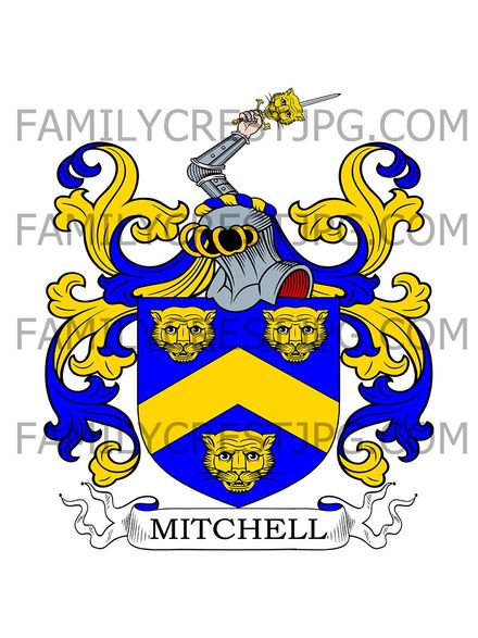 Mitchell Family Crest - Mount Mitchell, co. Leitrim, Ireland
