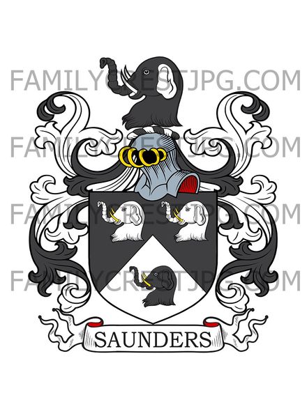 Saunders Family Crest