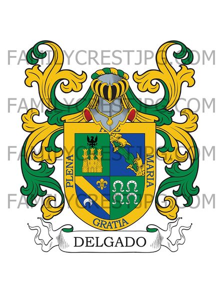Delgado Family Crest