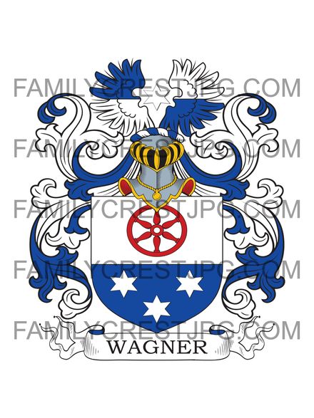 Wagner Family Crest - Rattenberg, Austria 1779