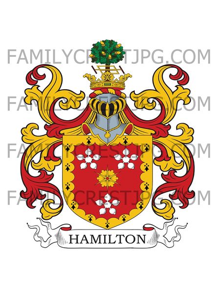 Hamilton Family Crest - Riseland, Tobago