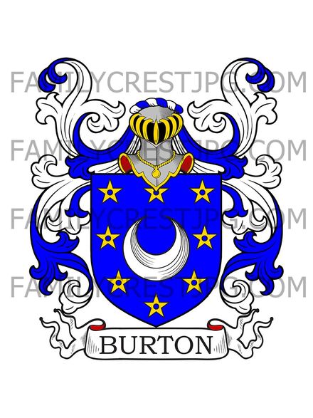 Burton Family Crest
