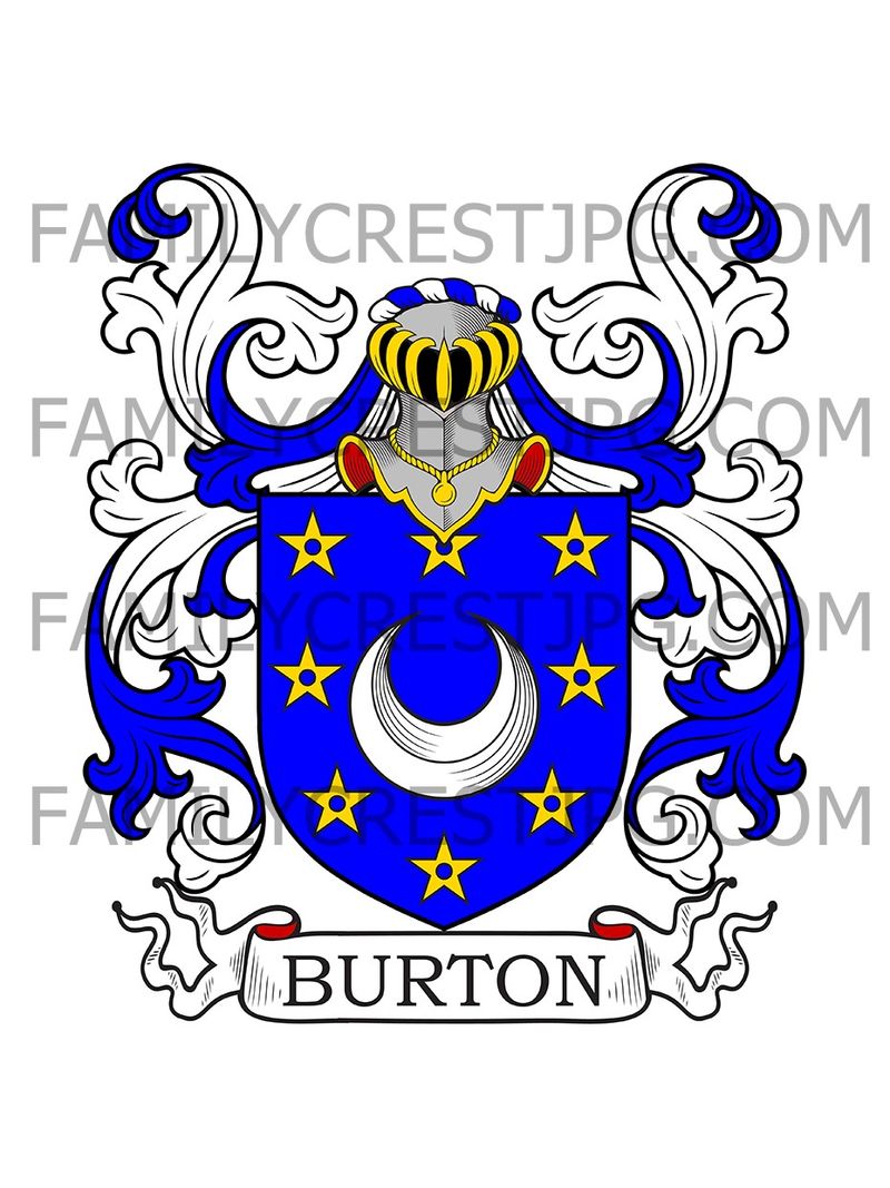 Burton Family Crest
