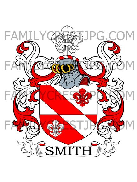 Smith Family Crest - Dorchester, co. Dorset, England