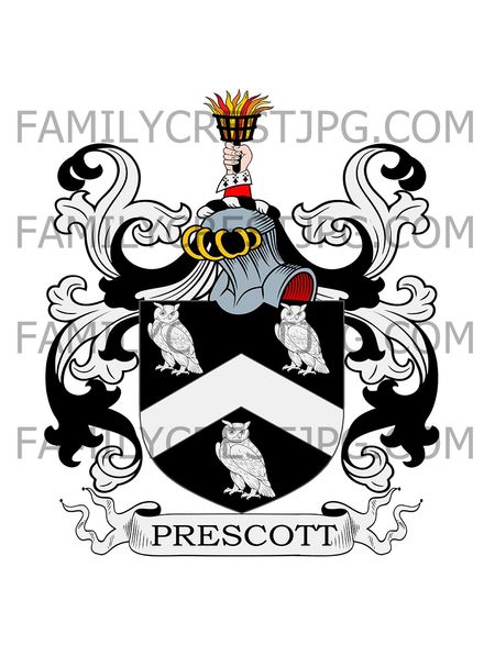 Prescott Family Crest - London, England