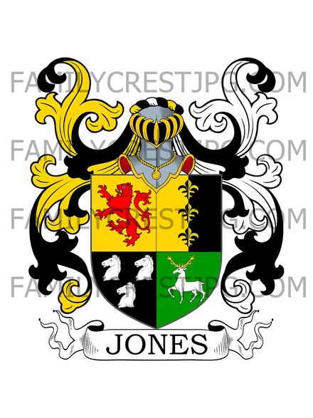 Jones Family Crest - Ireland