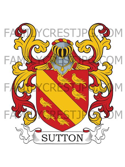 Sutton Family Crest