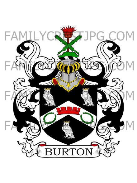 Burton Family Crest