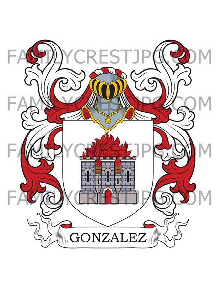 Gonzalez Family Crest
