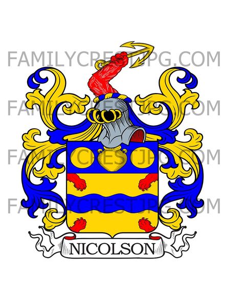 Nicolson Family Crest