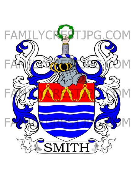 Smith Family Crest - Totnes, co. Devonshire, England