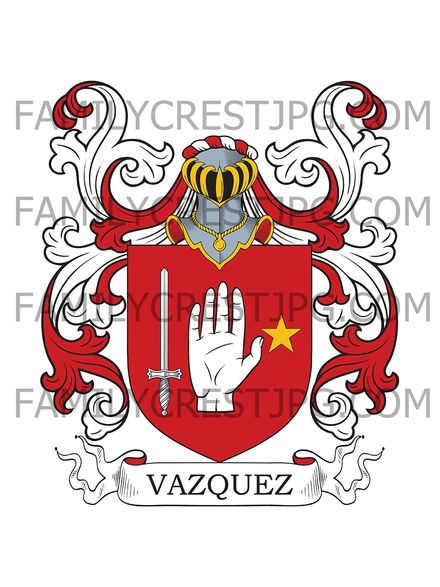 Vazquez Family Crest