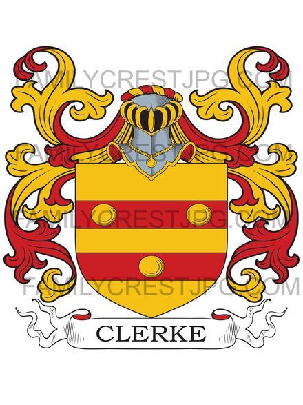 Clerke Family Crest