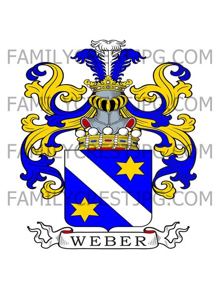 Weber Family Crest - Franconia, Bavaria