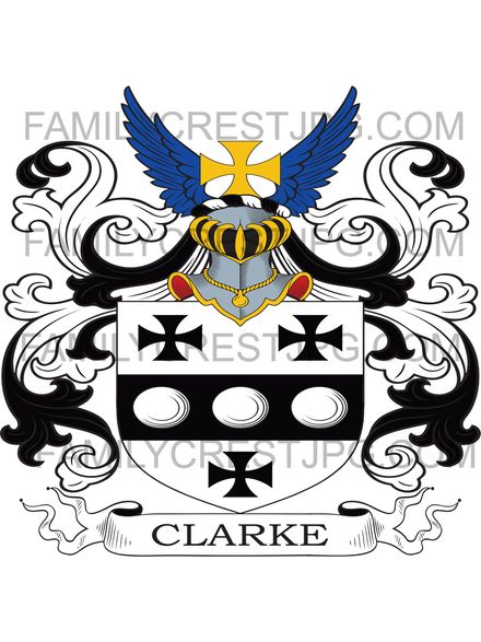 Clarke Family Crest - Ashwell