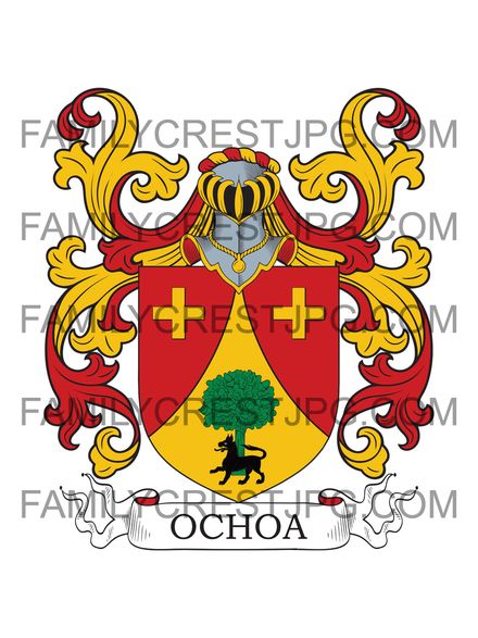 Ochoa Family Crest - San Sebastián, Spain