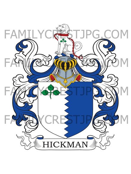 Hickman Family Crest - Kilmore House, Clare, Ireland